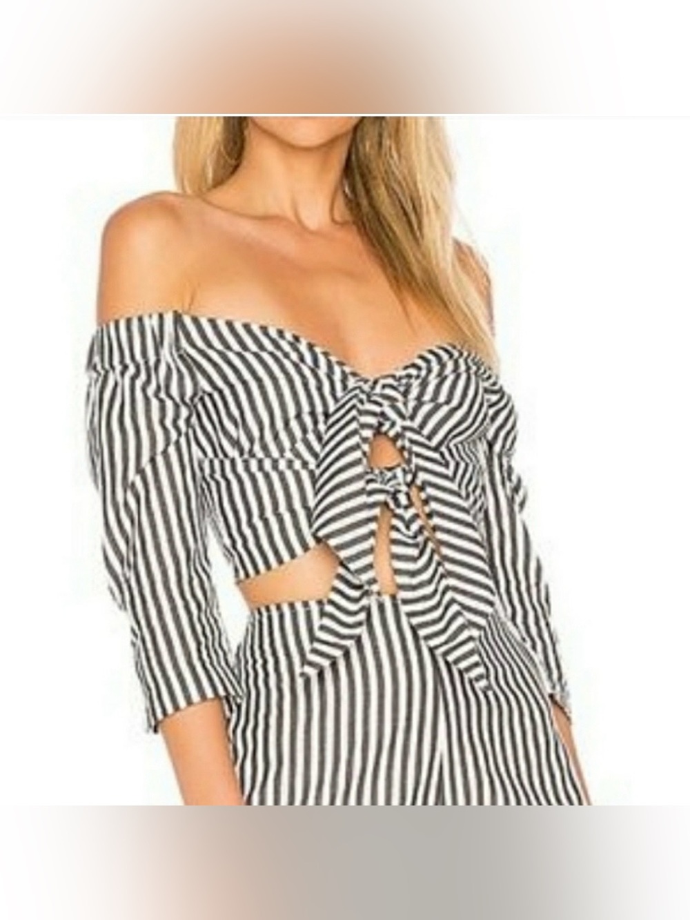 L'Academie Annette Crop Top Size Small